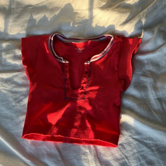 Urban Outfitters Tops - Out From Under Go For Gold Seamless Top in red